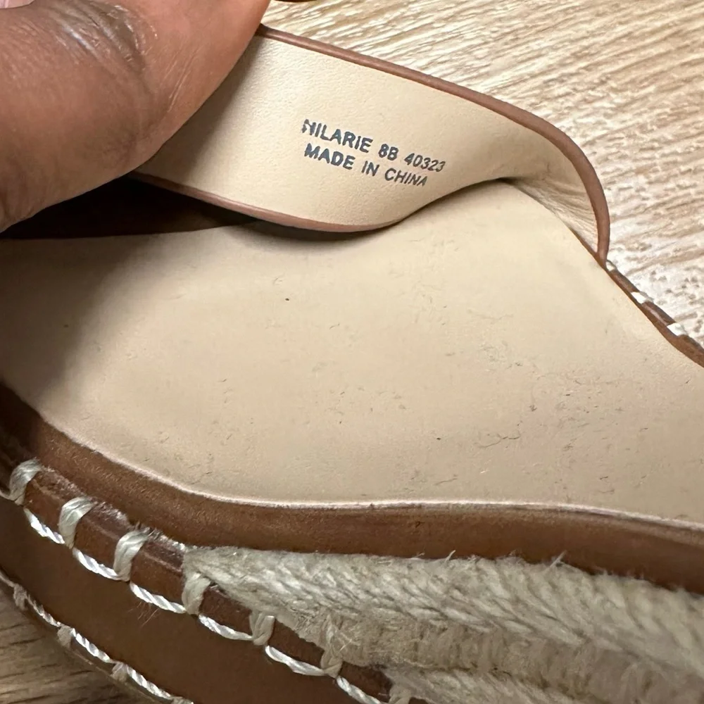 LAUREN RALPH LAUREN Wedge Platform Open Toes Sandals Espadrilles